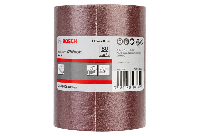 Γυαλόχαρτο Ρολό Bosch Standard C410 80mm