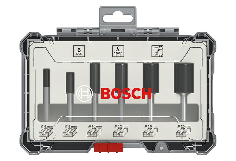 Σετ Φρέζες Bosch Pro Line για Ρούτερ 6mm 6τμχ
