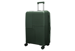 Βαλίτσα Easy Home Μ48xΠ30xΥ74cm Σκούρο Πράσινο