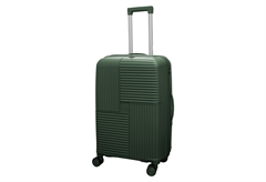 Βαλίτσα Easy Home Μ42xΠ27xΥ64cm Σκούρο Πράσινο
