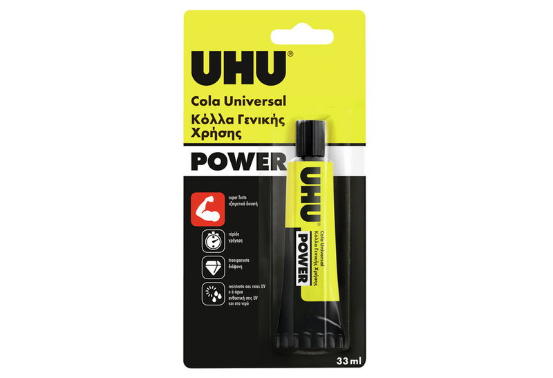 Βενζινόκολλα UHU Power Γενικής Χρήσης 33mL