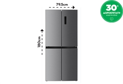 Beko GNO46622MXPN Ψυγείο Ντουλάπα