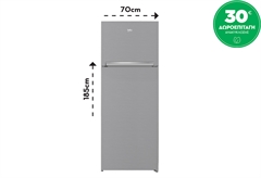 Beko RDNE455K40XBN Ψυγείο Δίπορτο