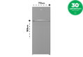 Beko RDNE455K40XBN Ψυγείο Δίπορτο