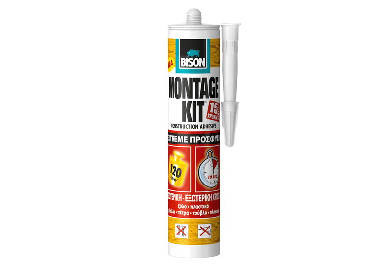 Κόλλα Montage Kit Bison Extreme Πρόσφυση 370Gr