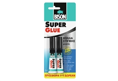 Κόλλα Στιγμής Bison Super Glue Ρευστή 3Gr&1 Δώρο
