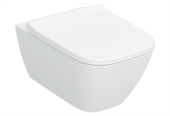 Λεκάνη Κρεμαστή Geberit Smyke Square Rimless Οριζόντιας Αποχέτευσης