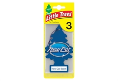 Αρωματική Καρτέλα Little Trees New Car 3τμχ