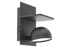 Απλίκα LED Smarter Seibi 7W 3000K Μαύρη