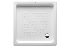 Βάση Ντους Roca Italia Μ80xΠ80xΥ8cm Πορσελάνης