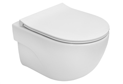 Λεκάνη Κρεμαστή Roca Teras Compact Rimless Οριζόντιας Αποχέτευσης