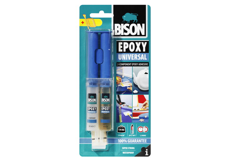 Κόλλα Εποξική Bison Epoxy Syringe Universal 24mL