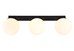 Πλαφονιέρα LED Smarter Bowling 3x42W Μαύρο