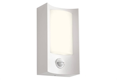 Απλίκα Εξωτερικού Χώρου LED Smarter Warp SMD 8W IP44 3000K Λευκή με Αισθητήρα