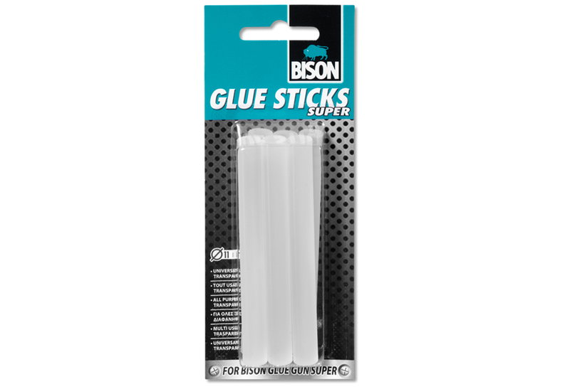 Sticks Θερμόκολλας Bison Super Γενικής Χρήσης 11mm 6 Τεμάχια