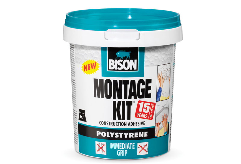 Κόλλα Bison Montage Kit Polystyrene 1Kg