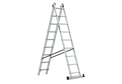 Σκάλα Αλουμινίου Pro 2x9 150kg