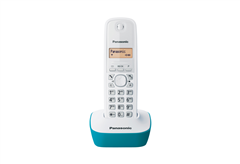 Panasonic KX-TG1611GRC Ασύρματο Τηλέφωνο Λευκό/Μπλε