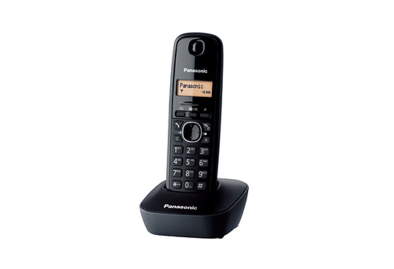 Panasonic KX-TG1611GRΗ Ασύρματο Τηλέφωνο Μαύρο
