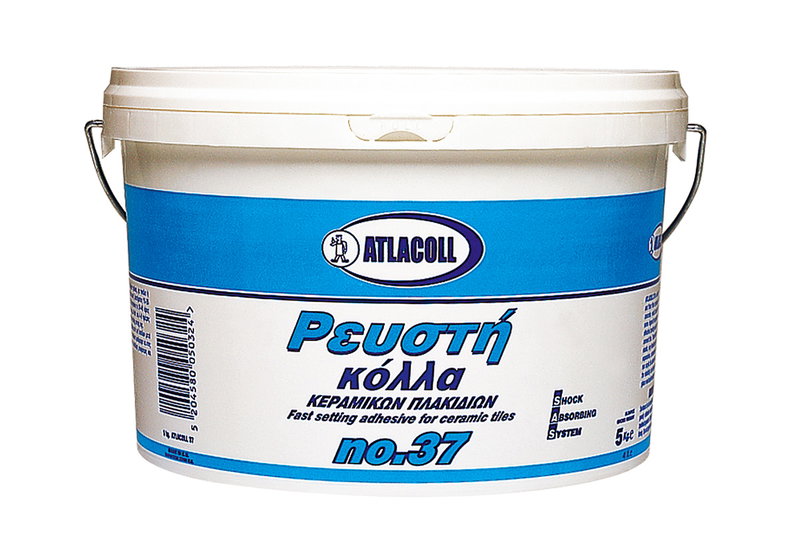 Κόλλα Κεραμικών Πλακιδίων Atlacoll No37 5Kg