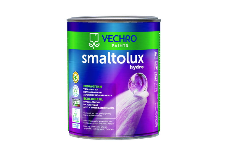 Ριπολίνη Vechro Smaltolux Hydro Βάση P 2.5lt Σατινέ