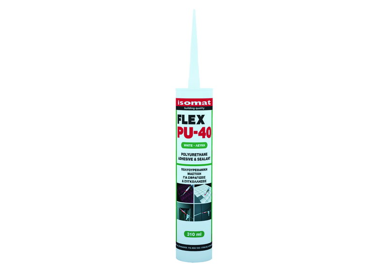 Σφραγιστική Μαστίχη Isomat Flex PU-40 310ml Λευκή