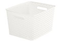 Καλάθι Αποθήκευσης Πλαστικό Curver Mystyle L Μ35.5xΠ29.6xΥ22cm Λευκό
