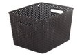 Καλάθι Αποθήκευσης Πλαστικό Curver Mystyle L Μ35.5xΠ29.6x22cm Καφέ