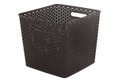 Καλάθι Αποθήκευσης Πλαστικό Curver Mystyle Μ33.5xΠ32.5xΥ28cm Καφέ
