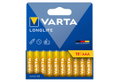 Μπαταρία Varta Long Life AAA, 10 Τεμαχίων