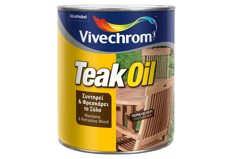 Λάδι Ξύλου Vivechrom Teak Oil 750ml