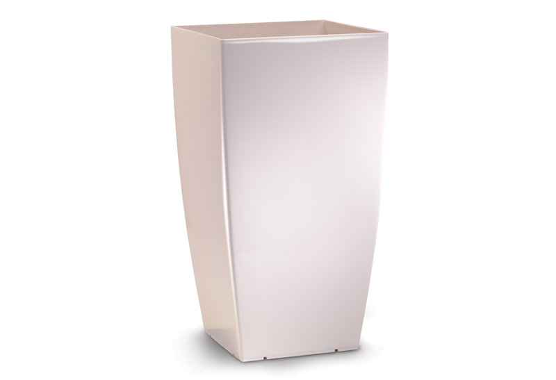 Γλάστρα Plastona Tetra Μ31xΠ31xΥ56.5cm Λευκό