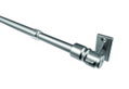 Κουρτινόβεργα Central Home Florida Επεκτεινόμενη Φ12mm 55/135cm Ασημί Ματ