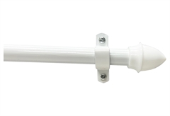 Κουρτινόβεργα Central Home Florida Επεκτεινόμενη Φ12mm 55/85cm Λευκή