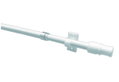 Κουρτινόβεργα Central Home Florida Επεκτεινόμενη Φ12mm 55/85cm Λευκή