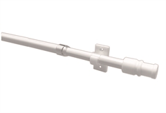 Κουρτινόβεργα Central Home Florida Επεκτεινόμενη Φ12mm 55/135cm Λευκή