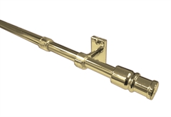 Κουρτινόβεργα Central Home Florida Επεκτεινόμενη Φ12mm 55/85cm Χρυσή