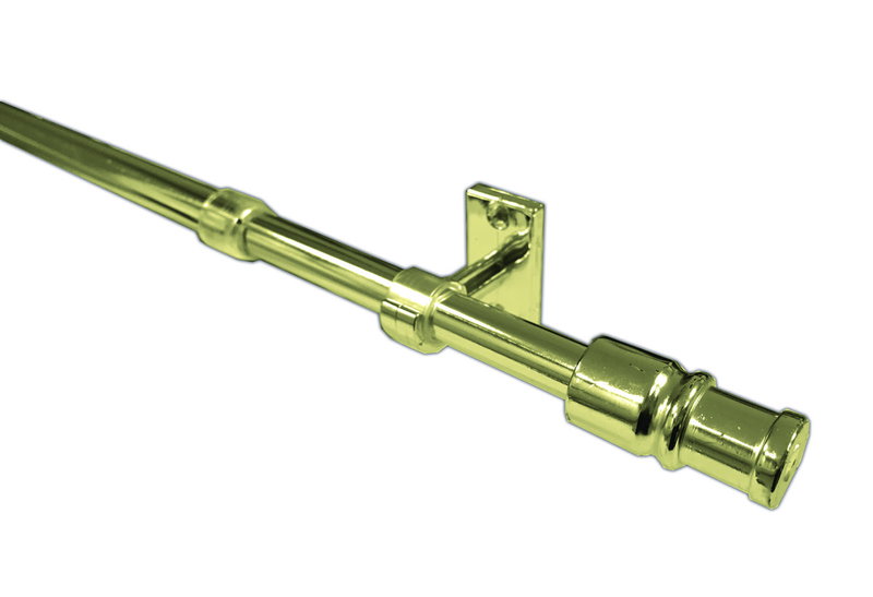 Κουρτινόβεργα Central Home Florida Επεκτεινόμενη Φ12mm 55/85cm Χρυσή