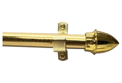 Κουρτινόβεργα Central Home Florida Επεκτεινόμενη Φ12mm 55/135cm Χρυσή