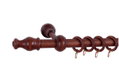 Κουρτινόξυλο Central Home Milano Φ28mm 200cm Καρυδιά