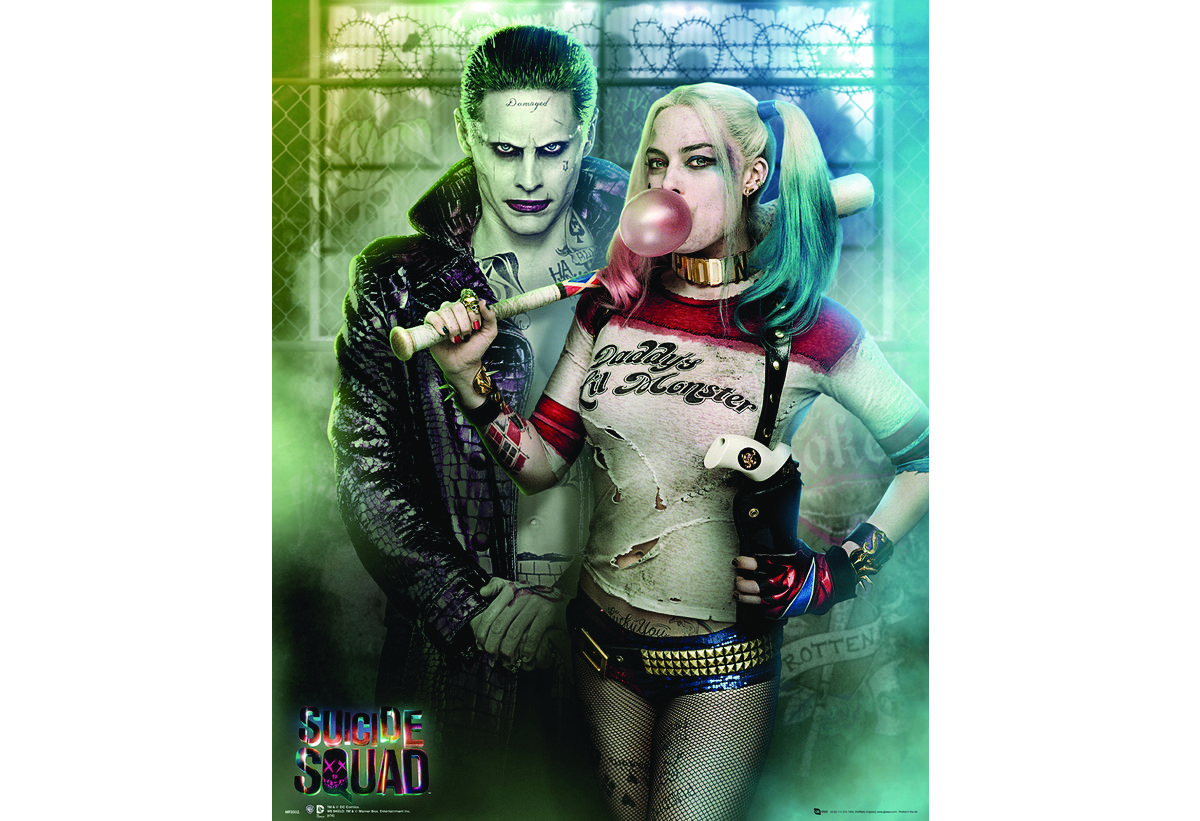 Afisa Miniposter 319 Joker Harley Quinn 40x50cm Praktiker