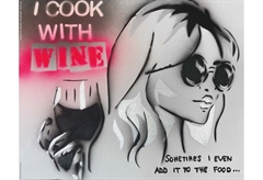 Αφίσα Miniposter 332 I Cook With Wine 40X50cm