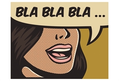 Αφίσα Miniposter 355 Comic Bla Bla Bla 40X50cm