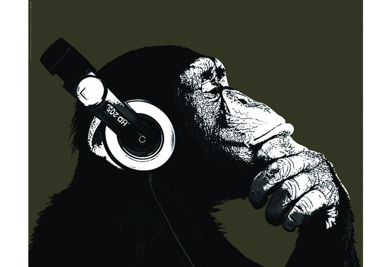 Αφίσα Miniposter 360 Monkey Music 40X50cm