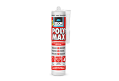 Κόλλα Bison Poly Max Crystal Clear 300Gr