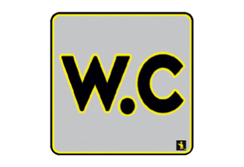 Πινακίδα Wc Π10XΥ10cm