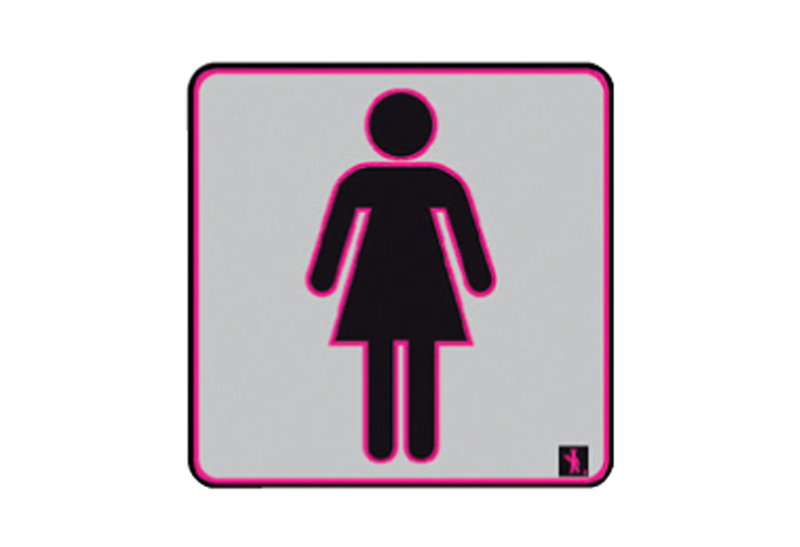 Πινακίδα Wc Γυναικών Π10XΥ10cm