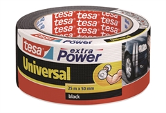 Ταινία Υφασμάτινη Tesa Extra Power Universal 25Mx50mm Μαύρη