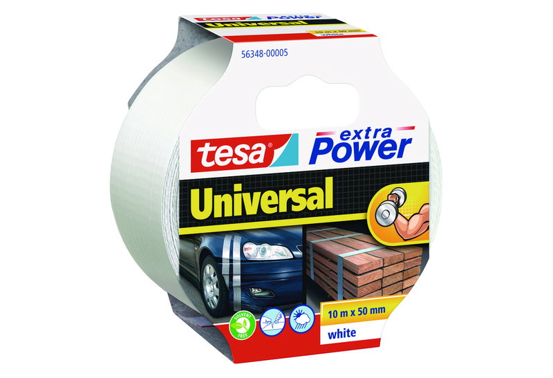 Ταινία Υφασμάτινη Tesa Extra Power Universal 10Mx50mm Λευκή