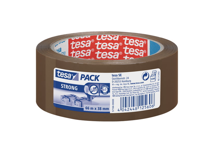 Ταινία Tesapack Strong Καφέ 66Mx38mm